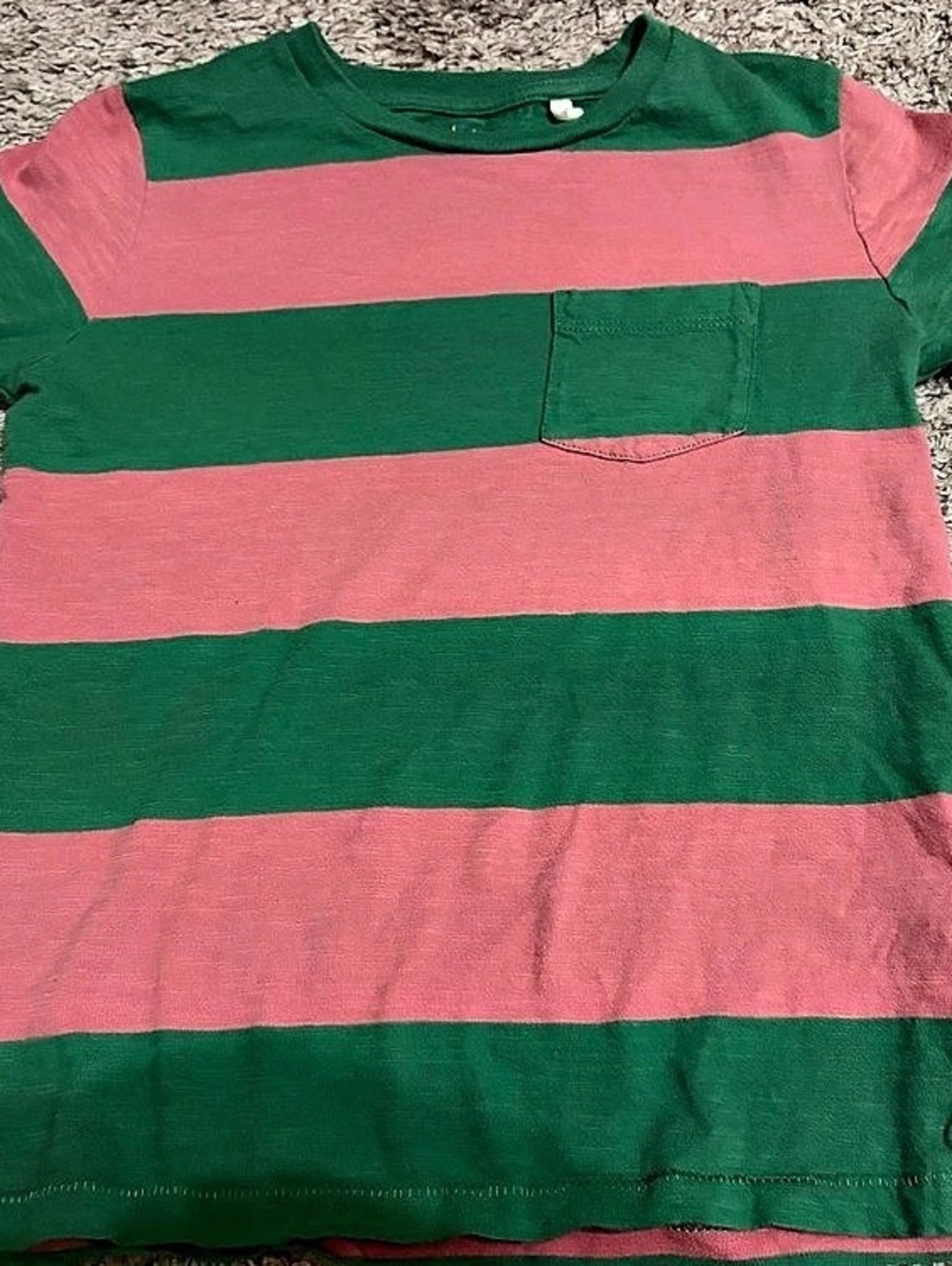 Mini Boden Striped Short Sleeve Tee Boys Size 7/8 Years